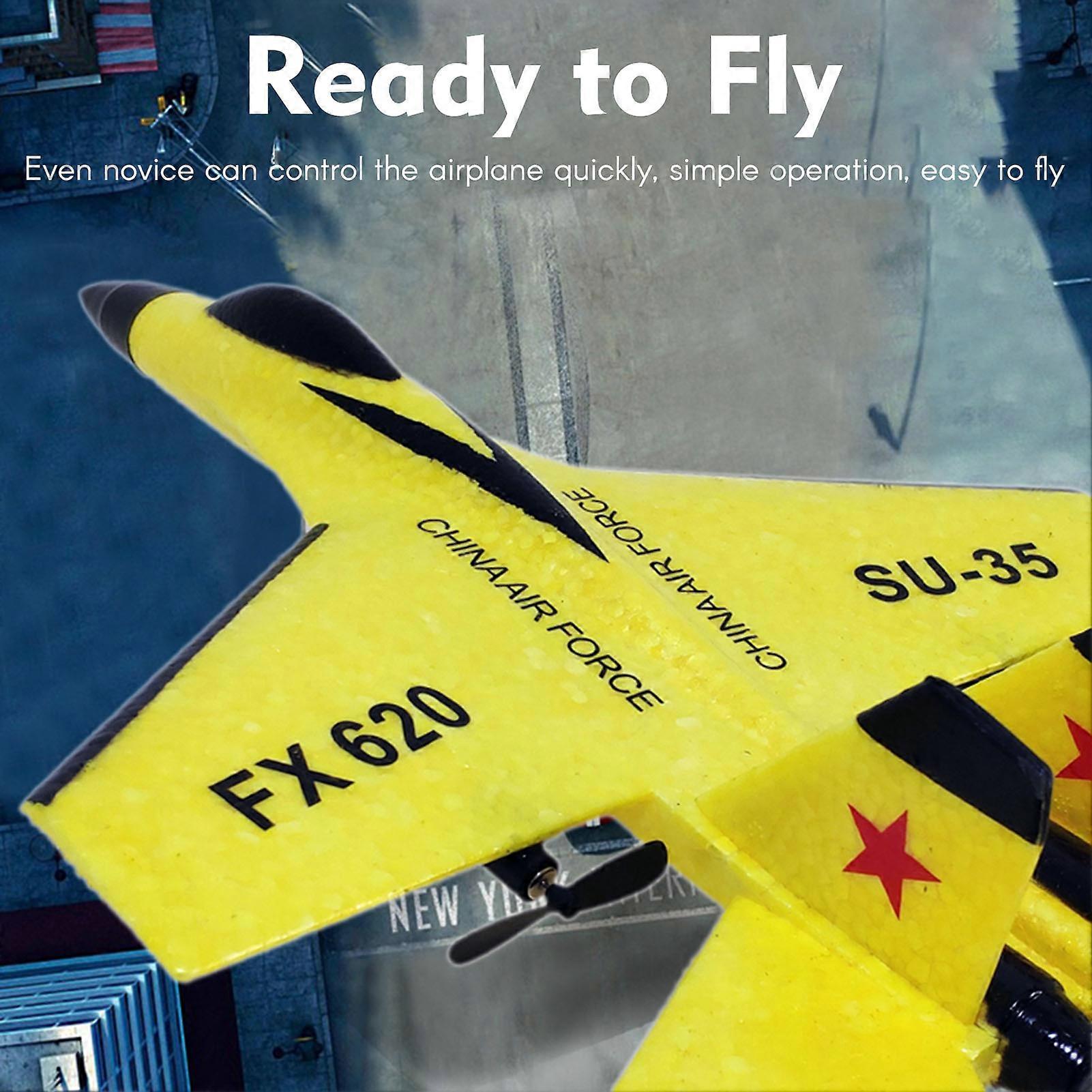 RC Airplane 2.4GHz RC Plane Gliding SU-35 Aircraft Model EPP Flight Toys 3-axis Gyro Stability for Adults Kids Boys