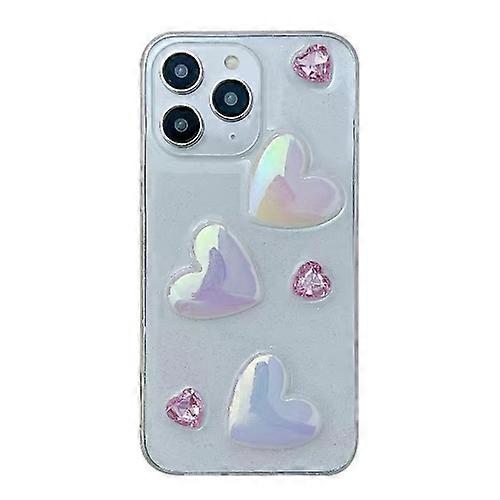 For iPhone 15 Love Epoxy TPU Phone Case