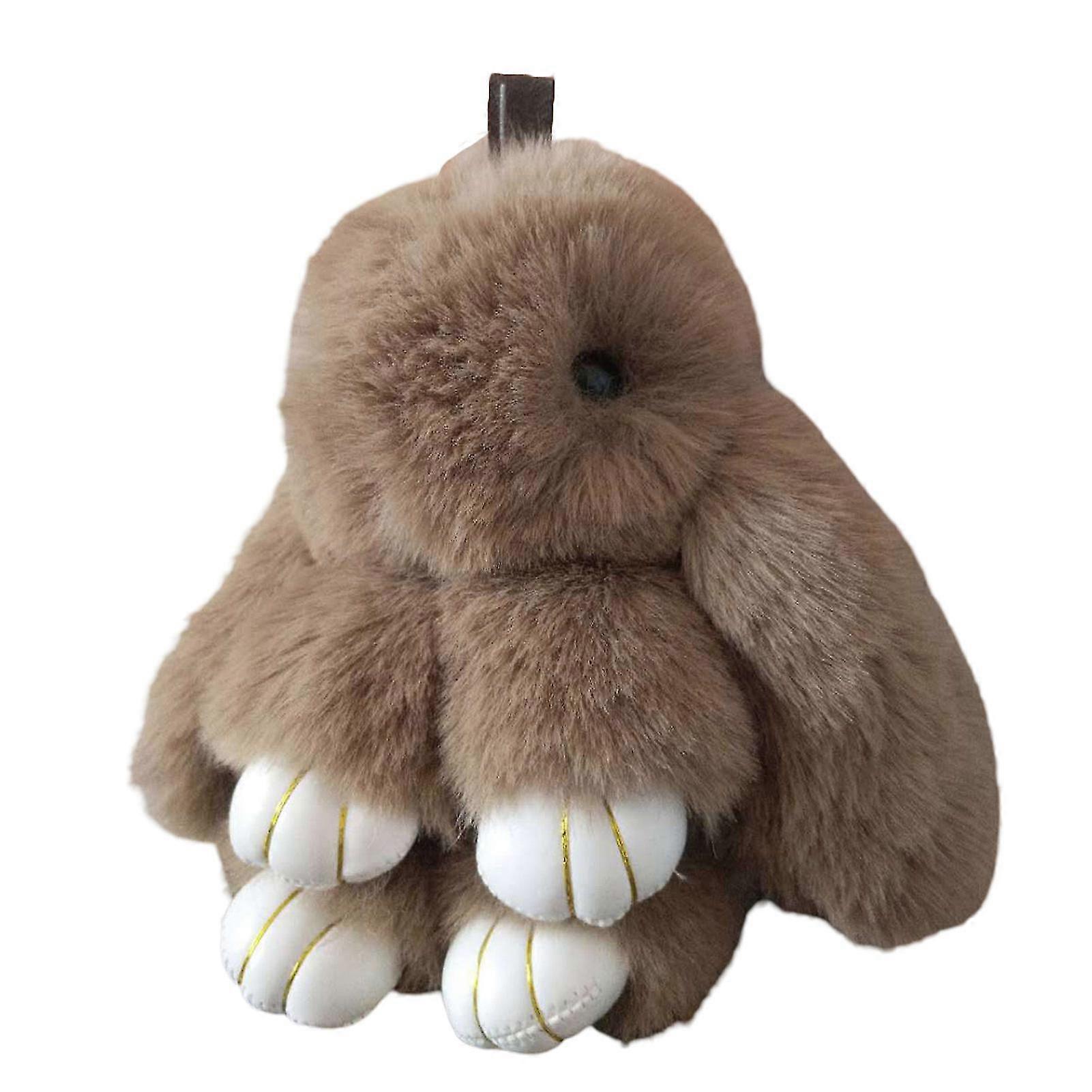 Bunny Breloc Super Soft Faux Plush Lovely Rabbit Doll Plushies Rucsac Decor Colorat Iepure Pandantiv Copii Doll Jucărie Ziua de naștere cadou Jiyuge