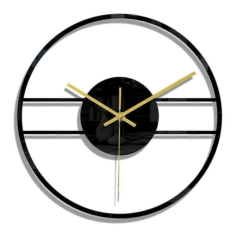 11.8 Inch Acrylic Transparent Wall Clock Sticker Fashion Non-Ticking Quartz Clocks Watch for Living