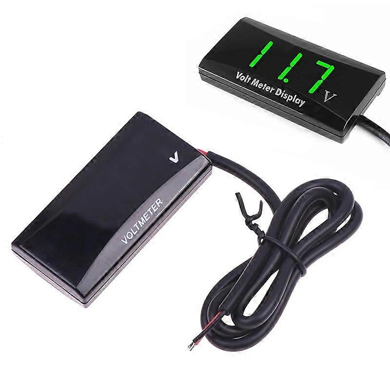 Universal Mini LED Display Digital Voltmeter Panel Volt Voltage Meter Tester Reverse Connection Protection For Car Motorcycle
