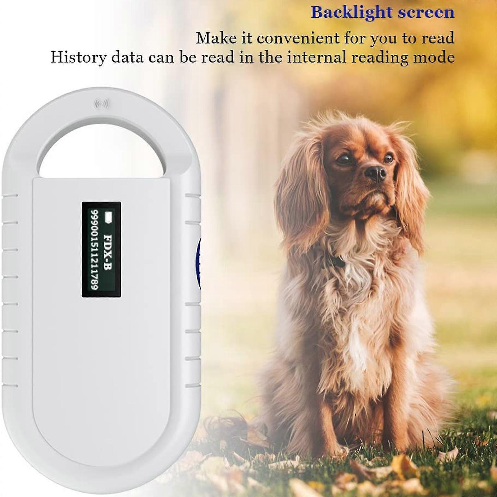 Microchip Handheld Pet Scanner Reader Dog Cat Travel Schem Chip Identification