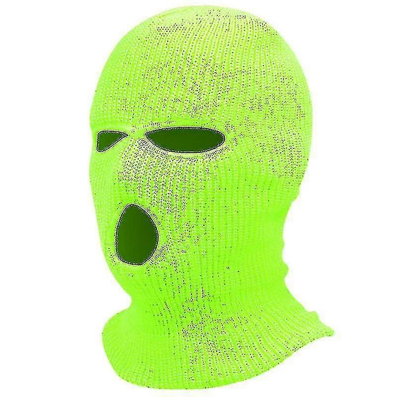 Full Face Mask Ski Mask Winter Cap Balaclava Hoodarmy Mask 3hole