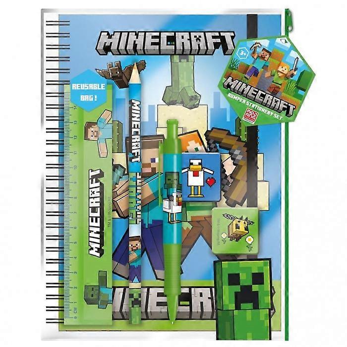 Minecraft Classic A5 Bumper Stationery Set