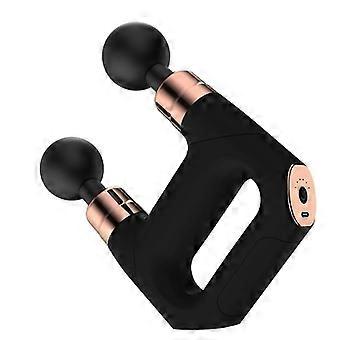 Double Heads Massage Deep Tissue Electric Massager Neck Body Muscle Percussion Fitness Relaxation ( yuante