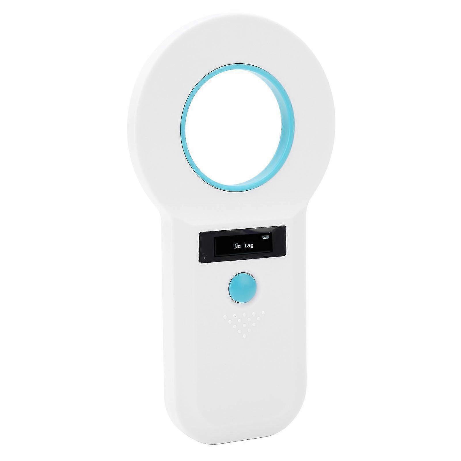 Pet ID Microchip Scanner 134.2KHz 125KHz Rechargeable Animal Card Reader with Storage Function for Pets