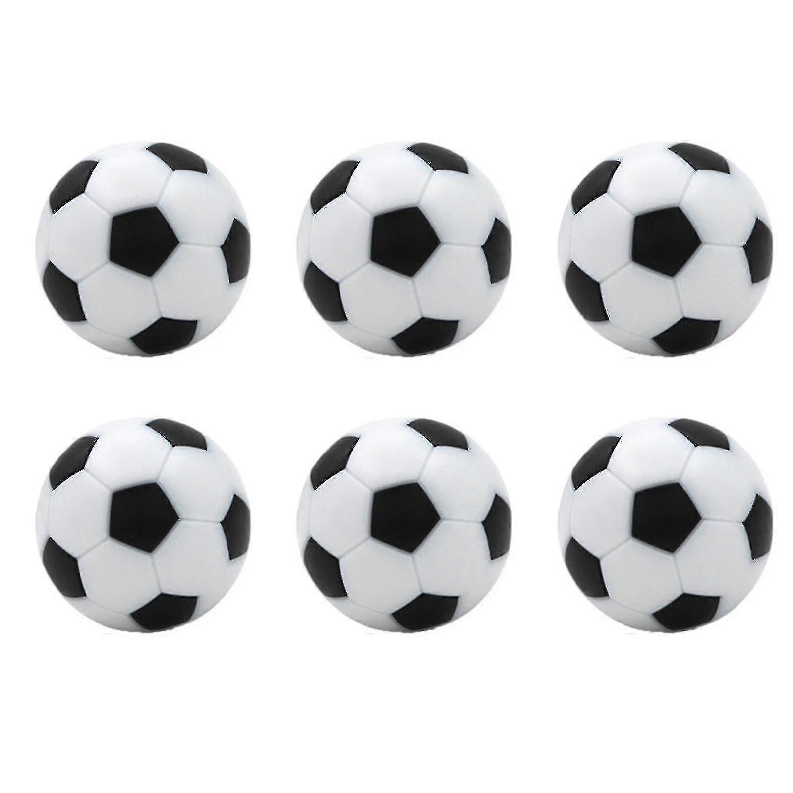 Table Football 6 Pieces Table Football Balls 32mm Mini Soccer Balls Replacement For Foosball Table Game Accessory