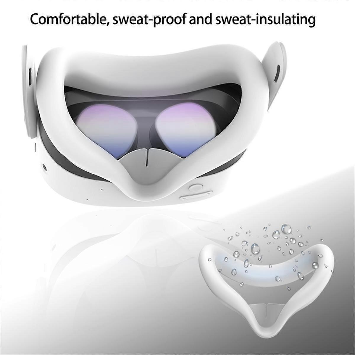 9-in-1 for Quest 3S Protective Case Controller Grip Face Cover Hand Strap Lens Cover,Rocker Cap VR