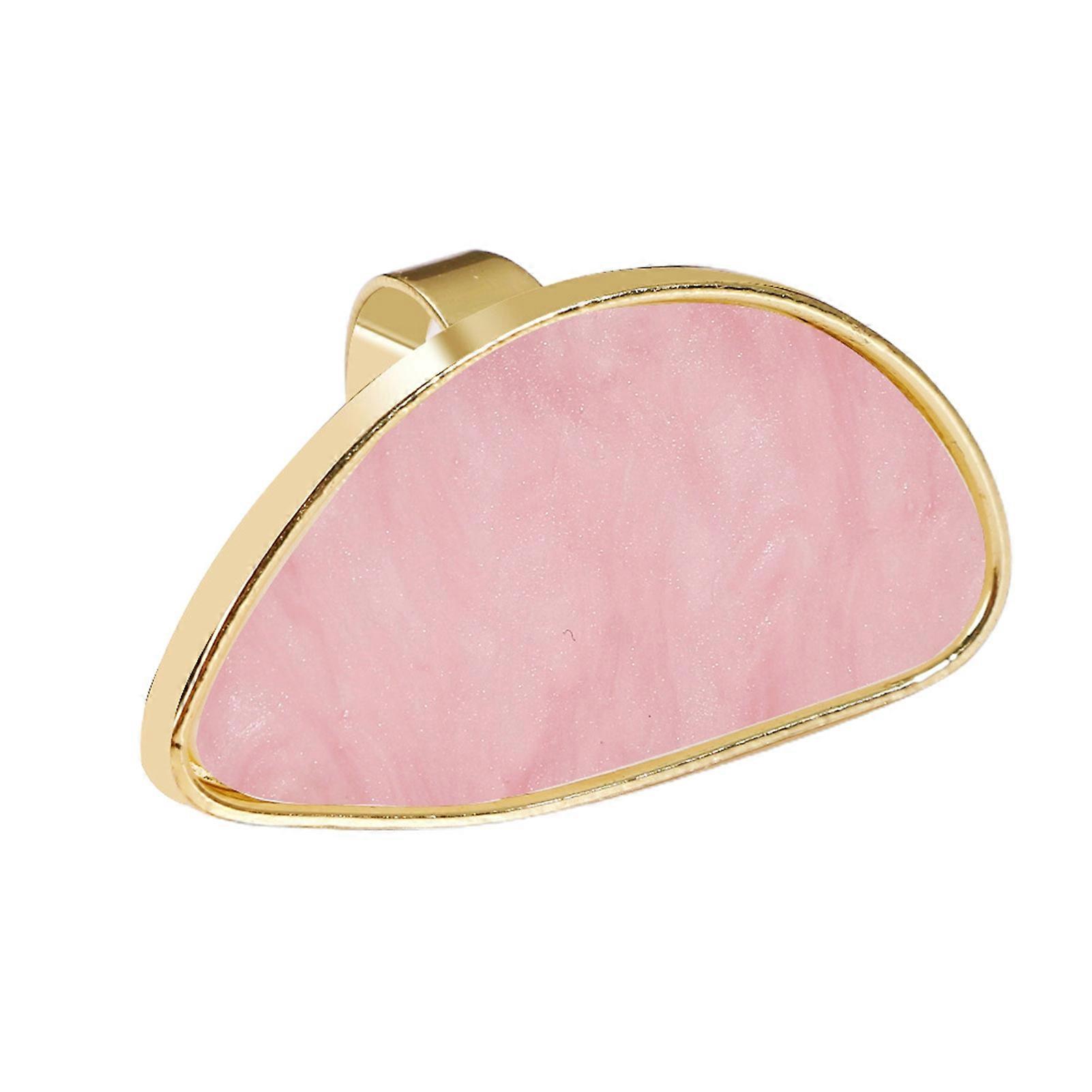 Fashion Ring Bright Color Artistic Decorative Agate Decor Open Ring for Party