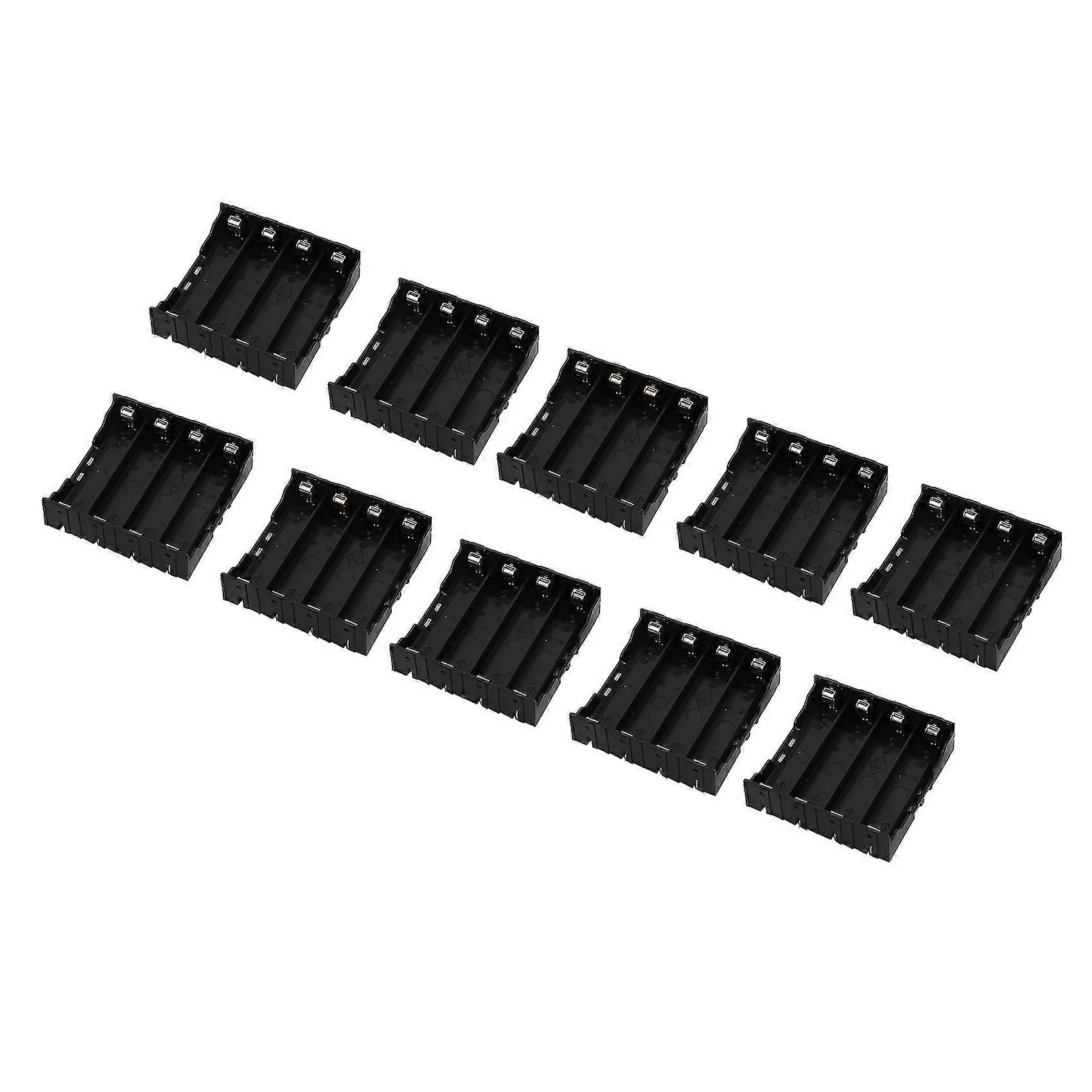 10x Battery Holder Box Case Black For 4x 13.7v
