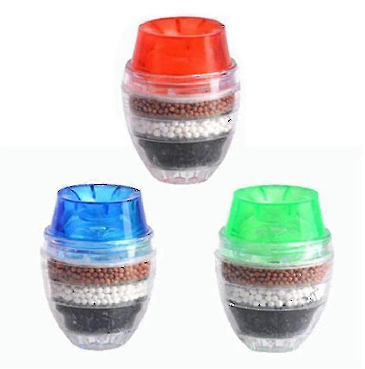 Kitchen Faucet Tap Water Purifier 5 Layers Filter Activated Carbon Filtration(color:3 Colors)