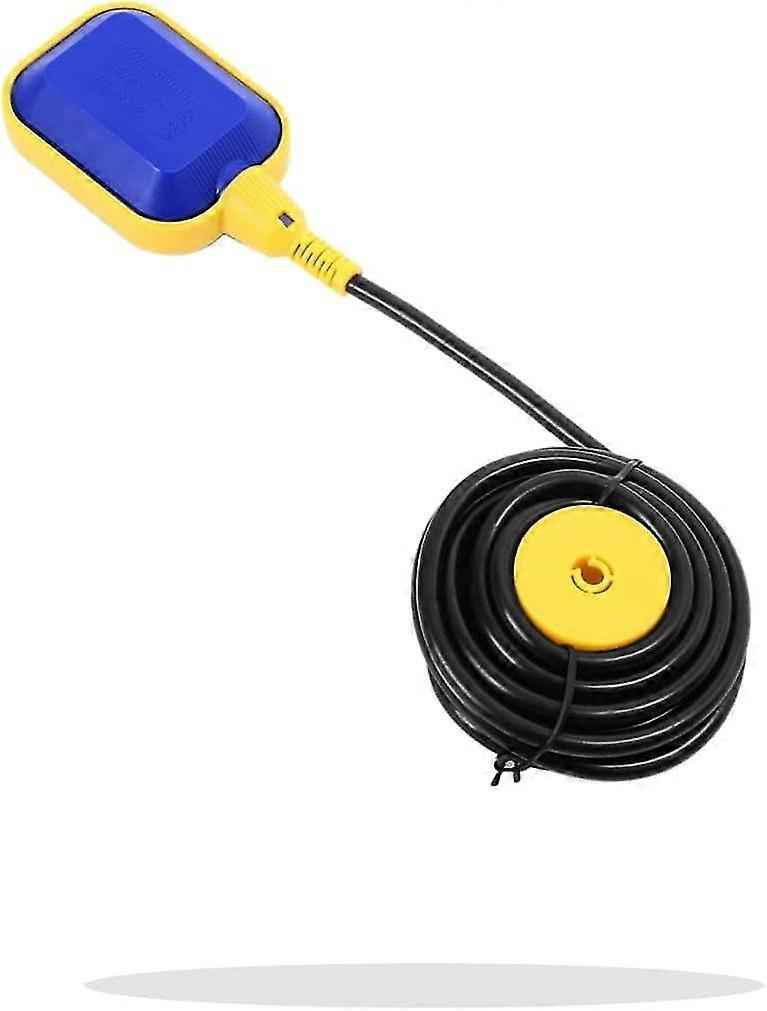 Tether Float Switch, Universal Piggyback Float Switch Marine Boat Bilge Pump Float Switch 16.4ft Cable, Septic System