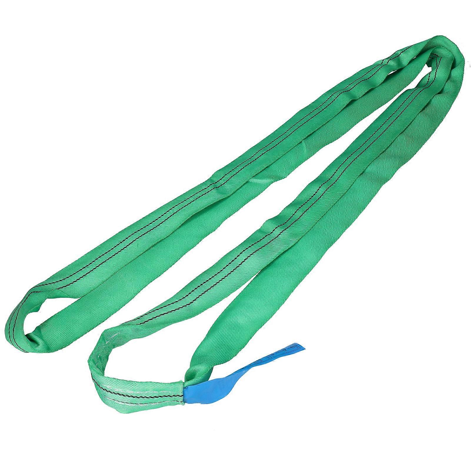 Round Sling Soft Lifting Hoist Webbing 2T Endless Strap Accessory for Transportation3 Meters