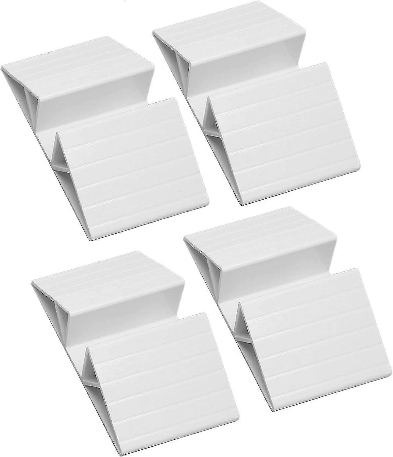 4pcs Support Feet For Pet Gate Isolation Fence Plastic Triangle Reinforcement Fitting Stable Free Standing Dog Panel For Configurable Wood Dog Gate