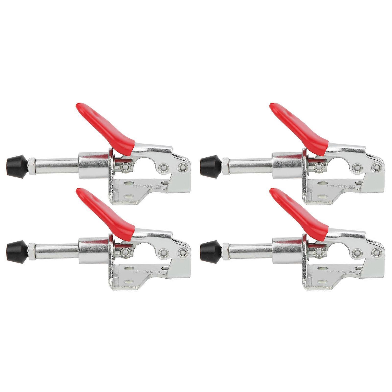 4Pcs Toggle Clamp Fixed Lock Load 45kg PushPull Quick Release Hand Tool GH301AM