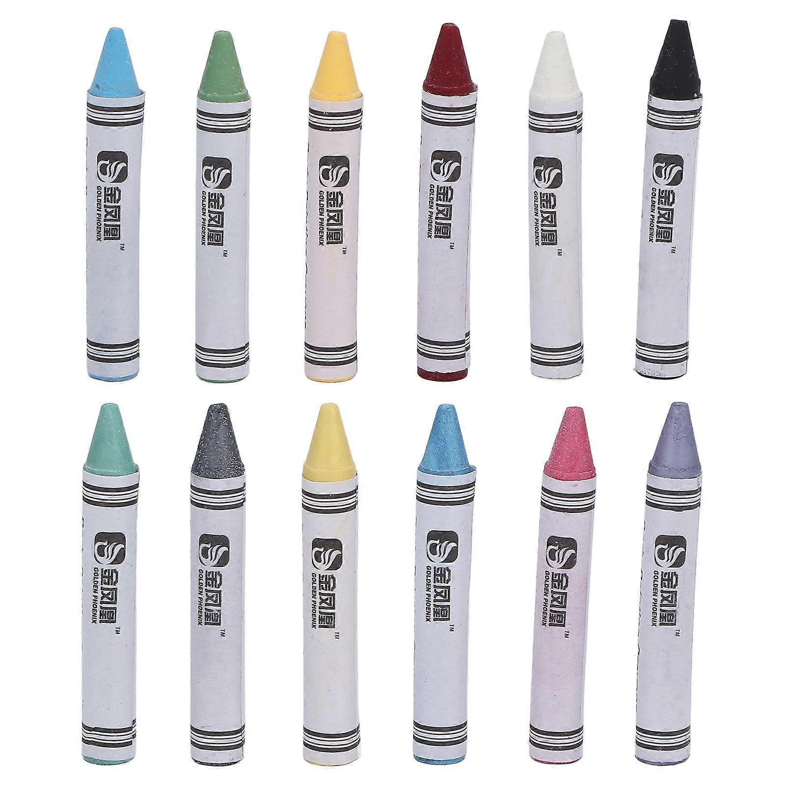 Face Body Paint Crayons 12 Colors Safe Hypoallergenic Crayons Set for DIY Painting Party Art Stage