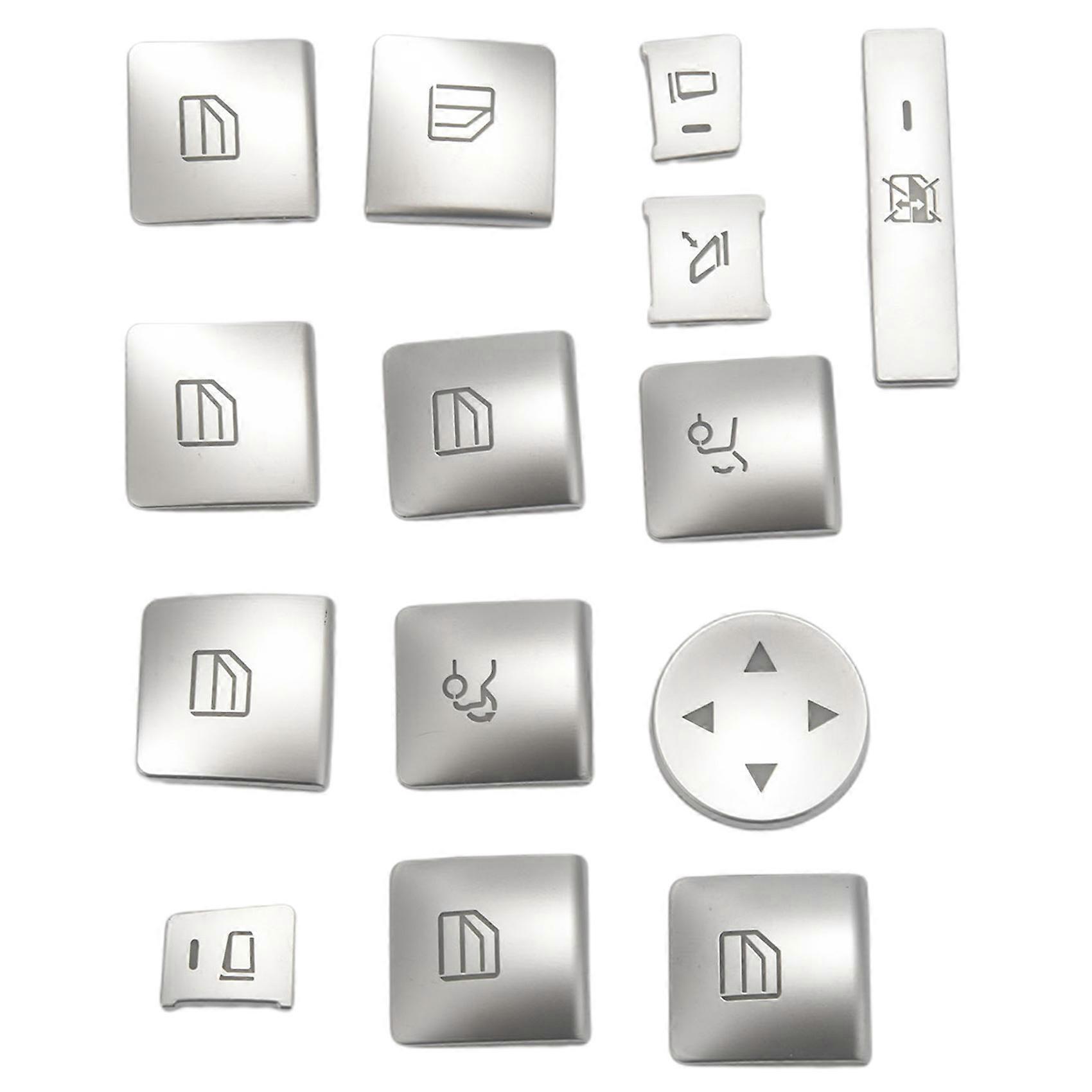 Inner Door Armrest Window Switch Button Trim Cover Sticker for ML C E G Class W204 W212 W246 W166 X