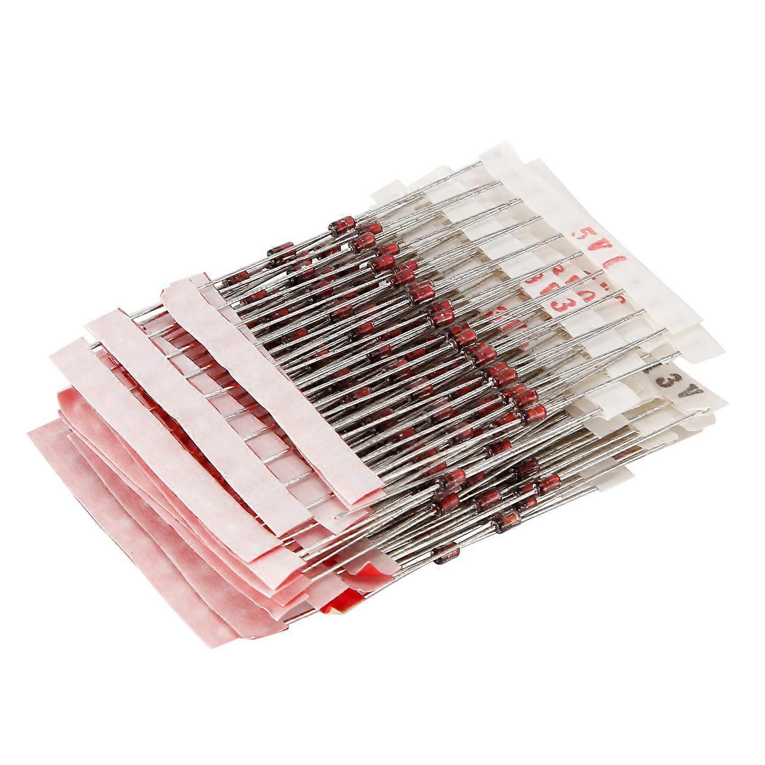 1W (3V To 33V) 250 Pcs 25 Values 1W Zener Diode Assorted Kit Assortment Set