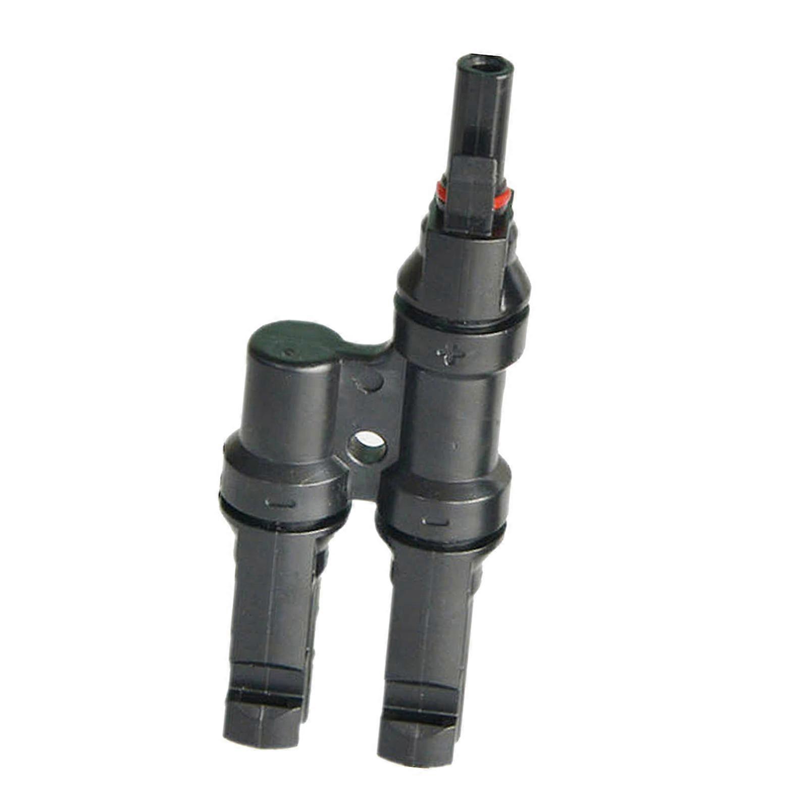 Solar Connector Sturdy Practical for Solar Panel Easily to Install Dustproof 3 Way