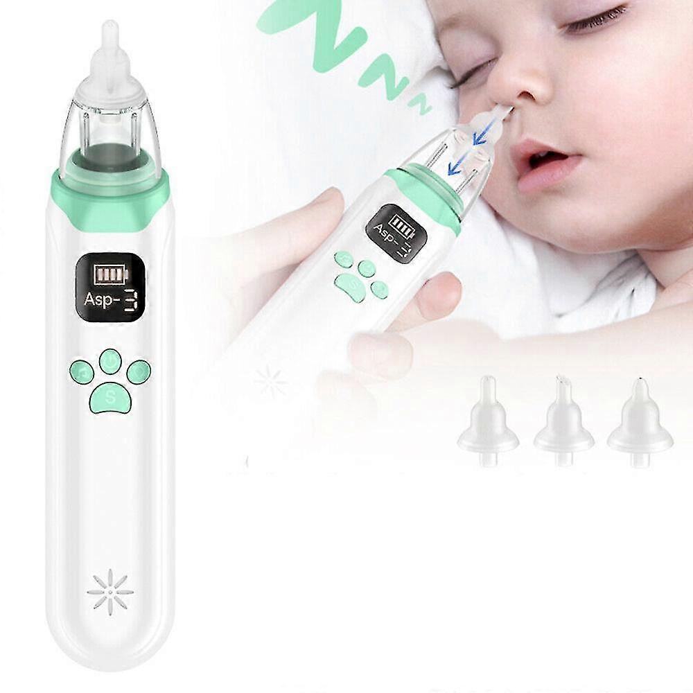 Baby Nasal Aspirator Electric Nose Cleaner Safe Hygienic Snot Sucker For Newborn Toddler