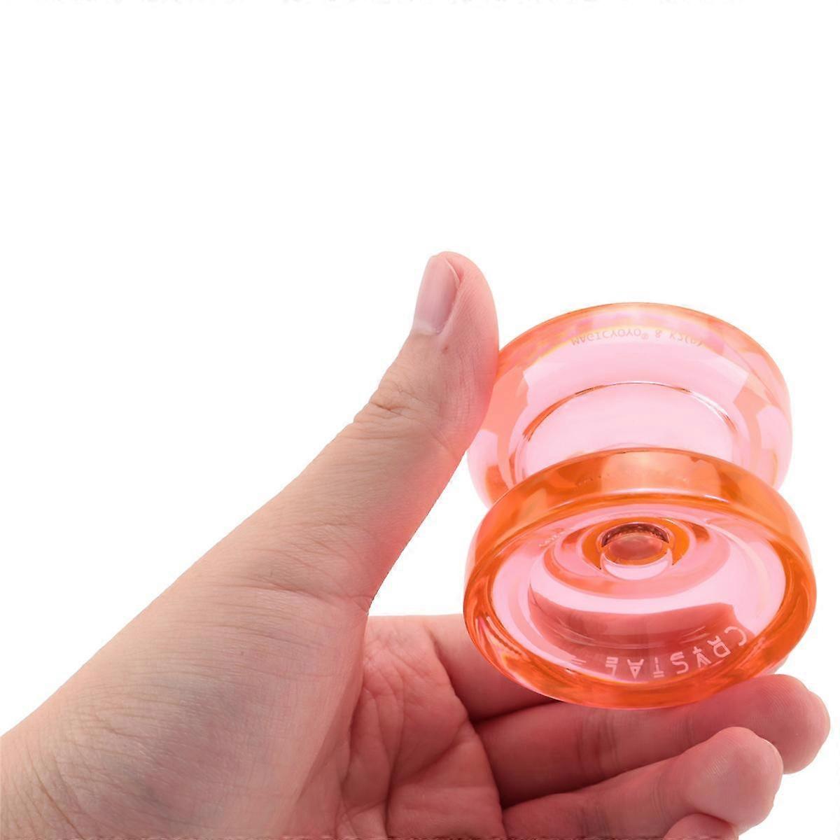 K2 Plus Crystal Responsive Yoyo, Dual Purpose Yo-Yo mit Ersatzlager für Intermediate, Orange