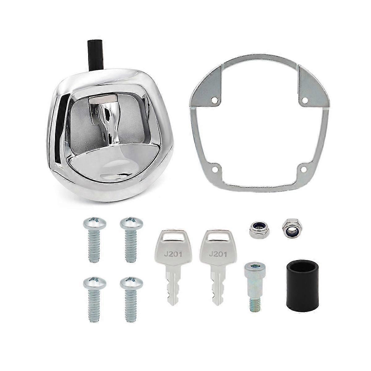 T-type Fishtail Lock Off-road Modified Trailer Mechanical Door Lock Anti-theft Lock Rv Paddle Entry