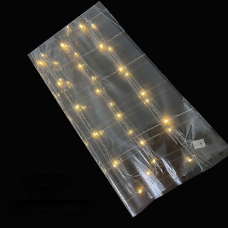 Valentine's Day Creative Wrapping Paper With Lights Transparent Gift D