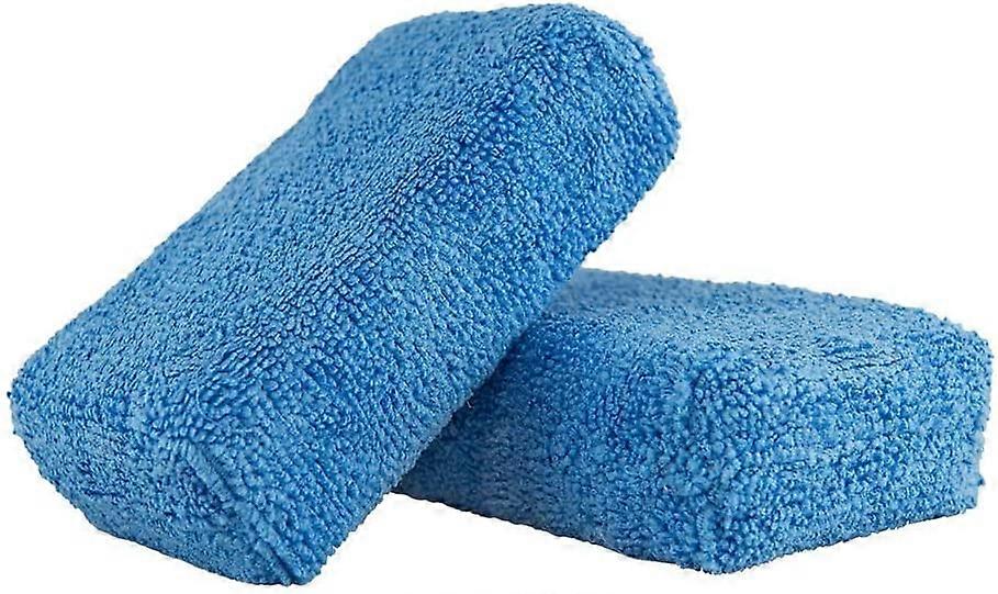 Premium Microfiber Applicators, Blue, Pack of 2