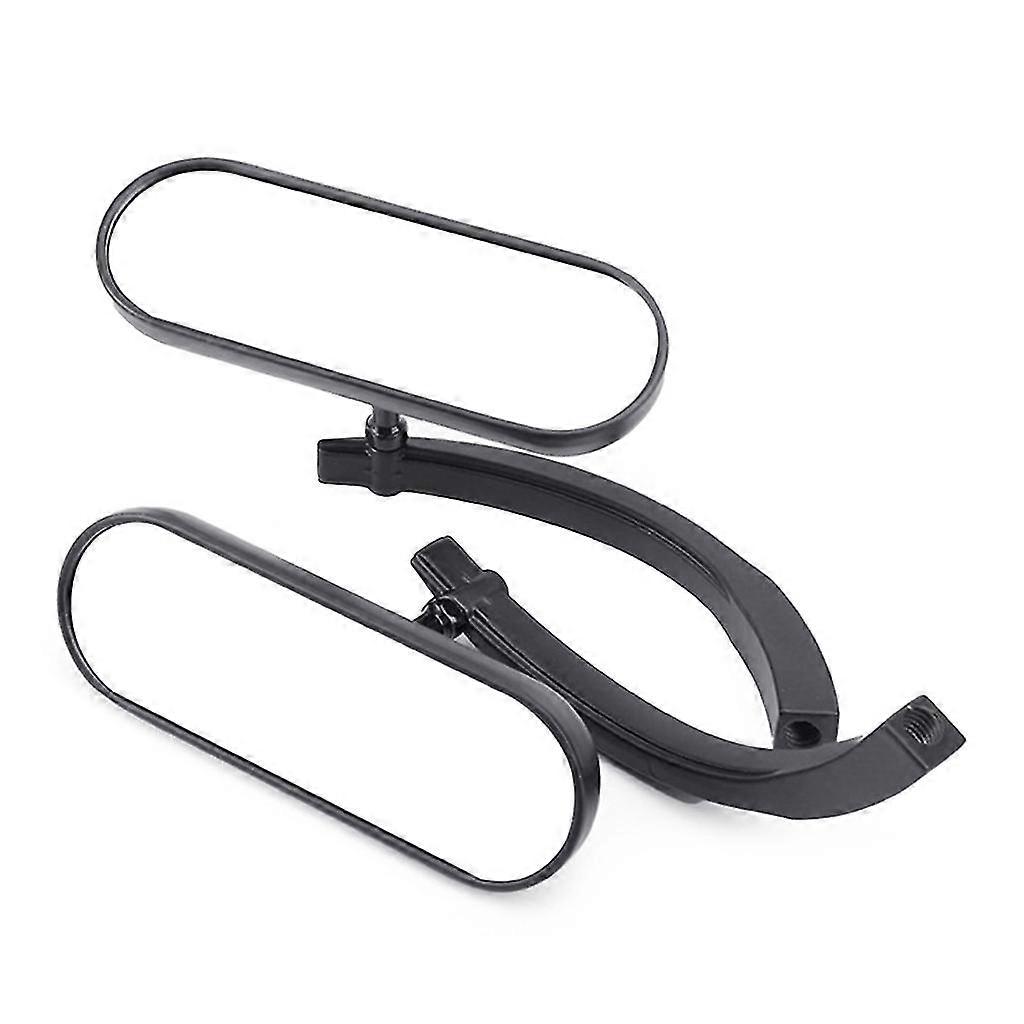 1 Pair Motorbike Reflector Mirror Adjustable Handle Bar End Rearview Side Mirror