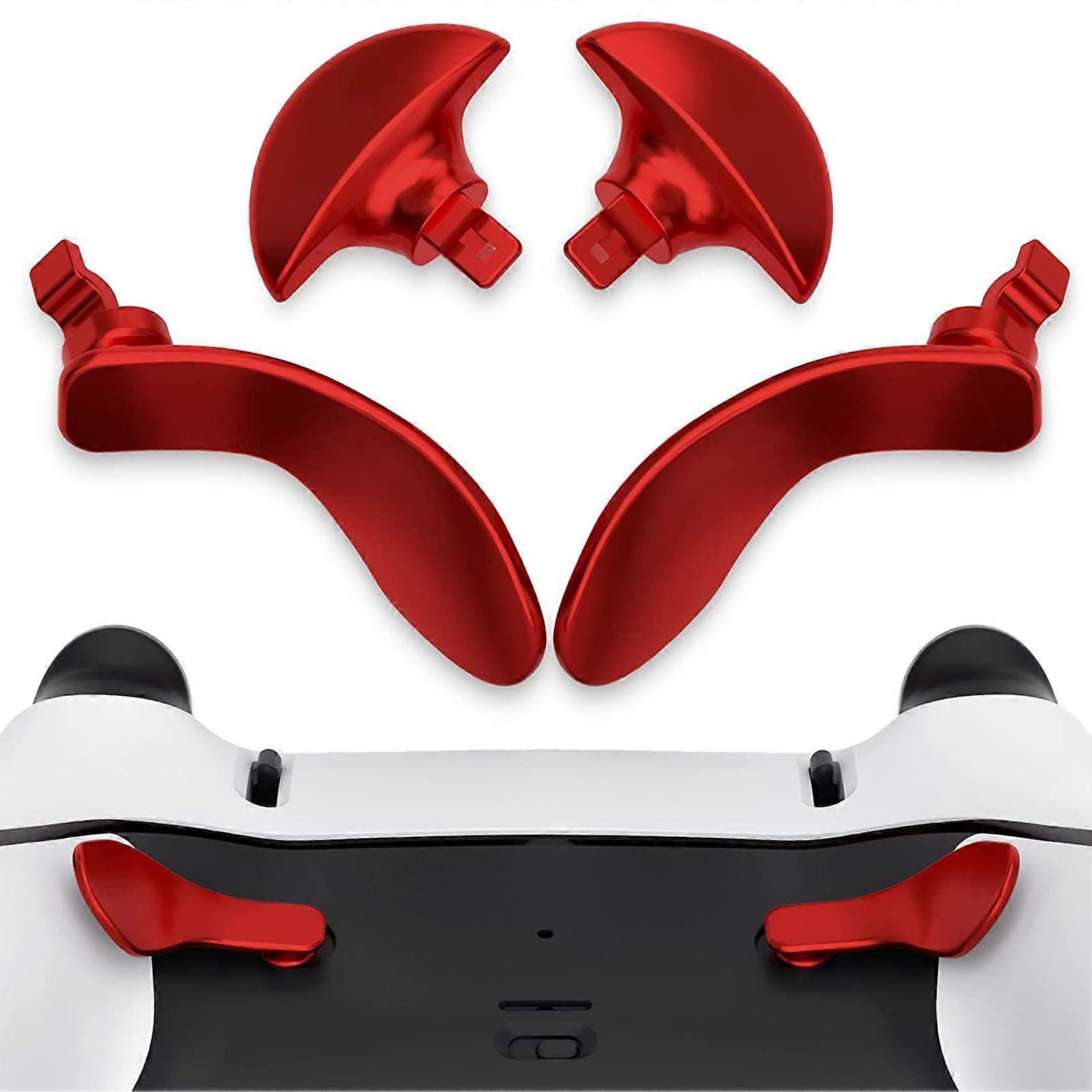 4pcs Game Controller Back Paddles Professional Replacement Metal Back Buttons for PS5 Edge Controller