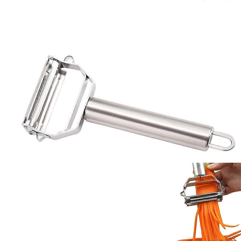 Stainless Steel 2-in-1 Shredded Vegetable Peeler - Easy Kitchen Tool