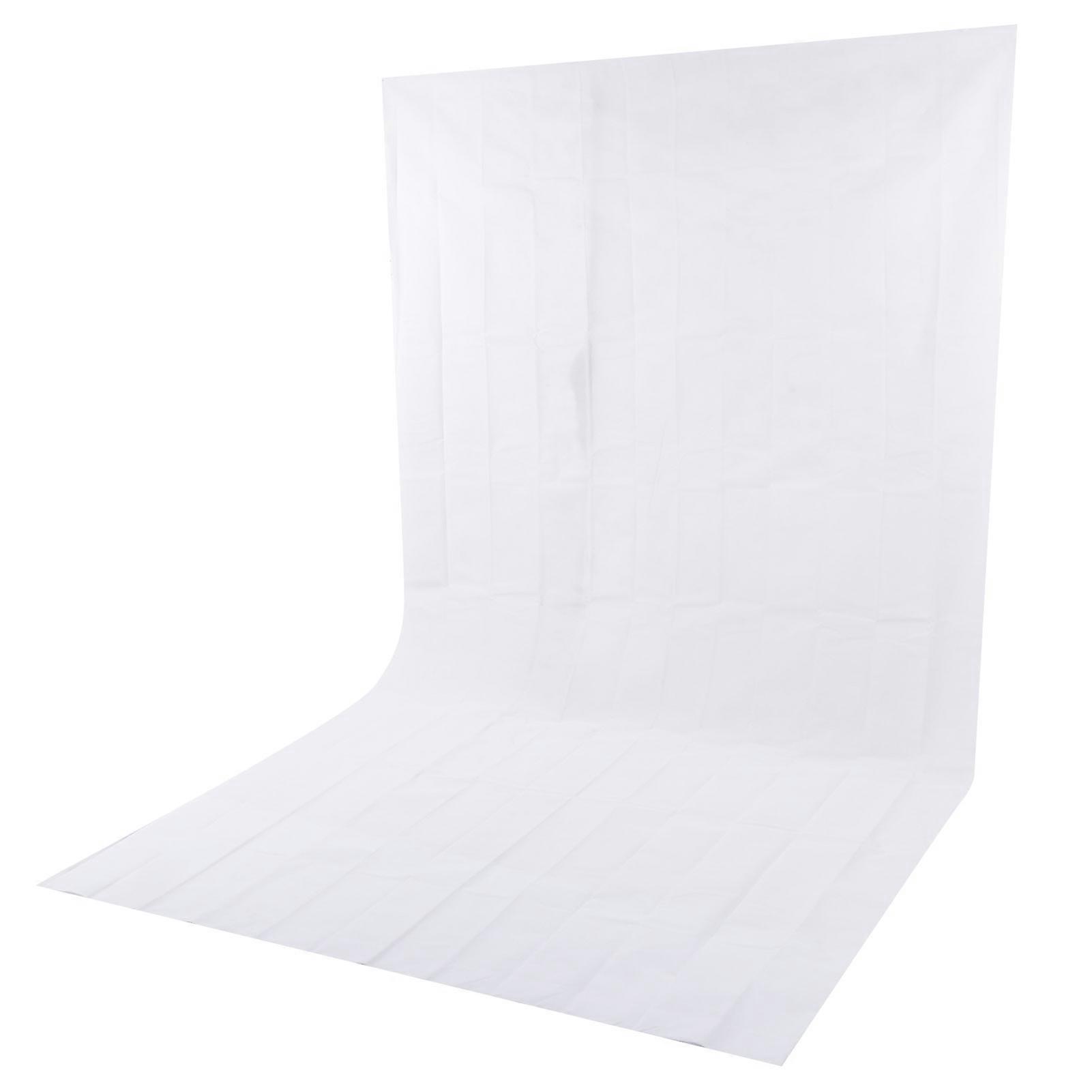 Photography Backdrop Solid Color Double-Sided Cotton Cloth 3x2.8 Meters White
