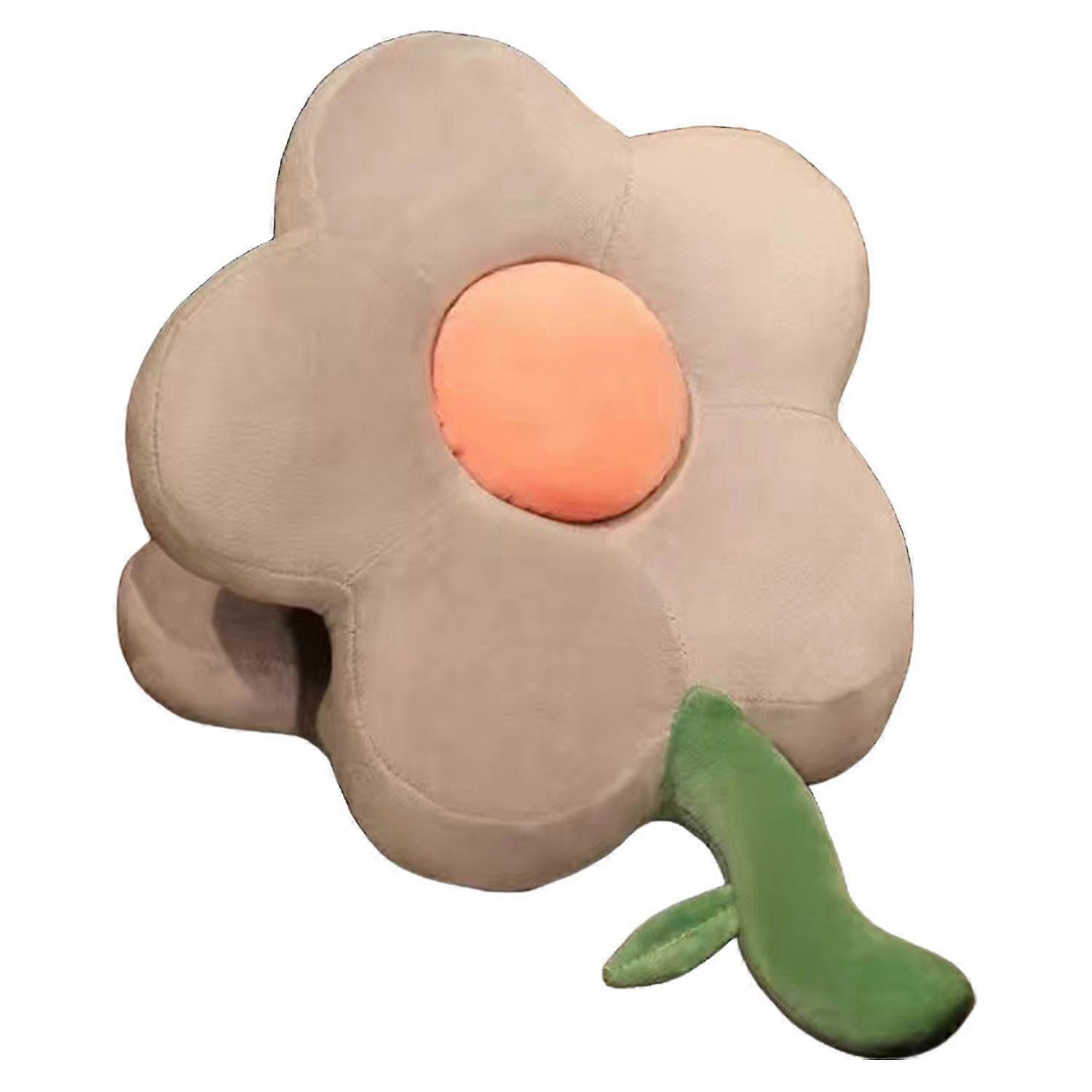 Sunflower Nap Pillow with Removable Center Breathable Dual-Sided Velvet Ice Silk Design for Office D