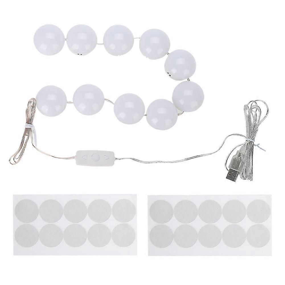 Dimmable LED Makeup Mirror Lights with WarmCold Tones - Dressing Mirror Decorative Light