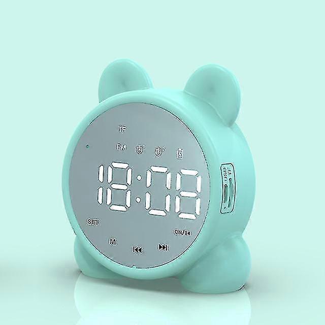 Bluetooth Mirror Table Clock Kids Alarm