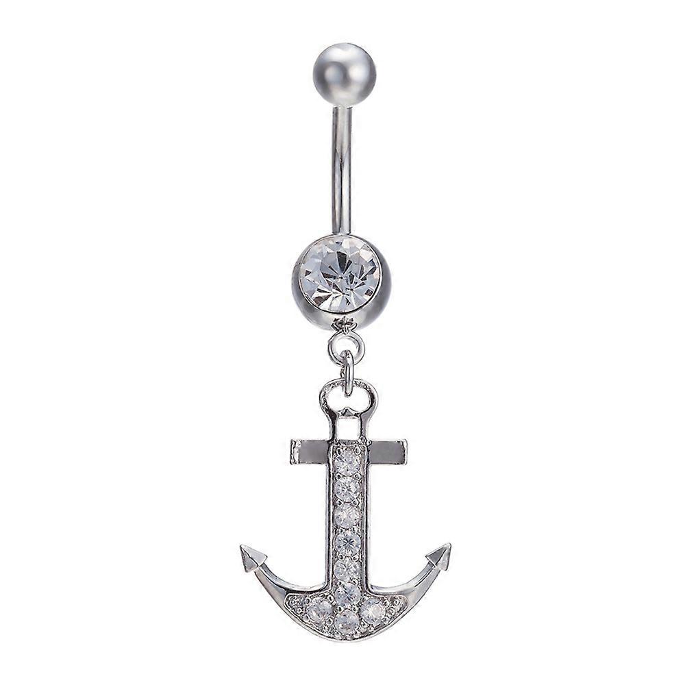 Anchor Shape Navel Buckle Ring