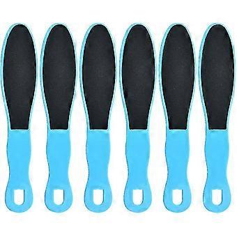 6 Stuks Dubbelzijdige Voetvijl Pedicure Tools Pedicure Voetrasp, Draagbare Voetverzorging Tool Voetvijlen voor het verwijderen van dode huid, eelt-ZZY
