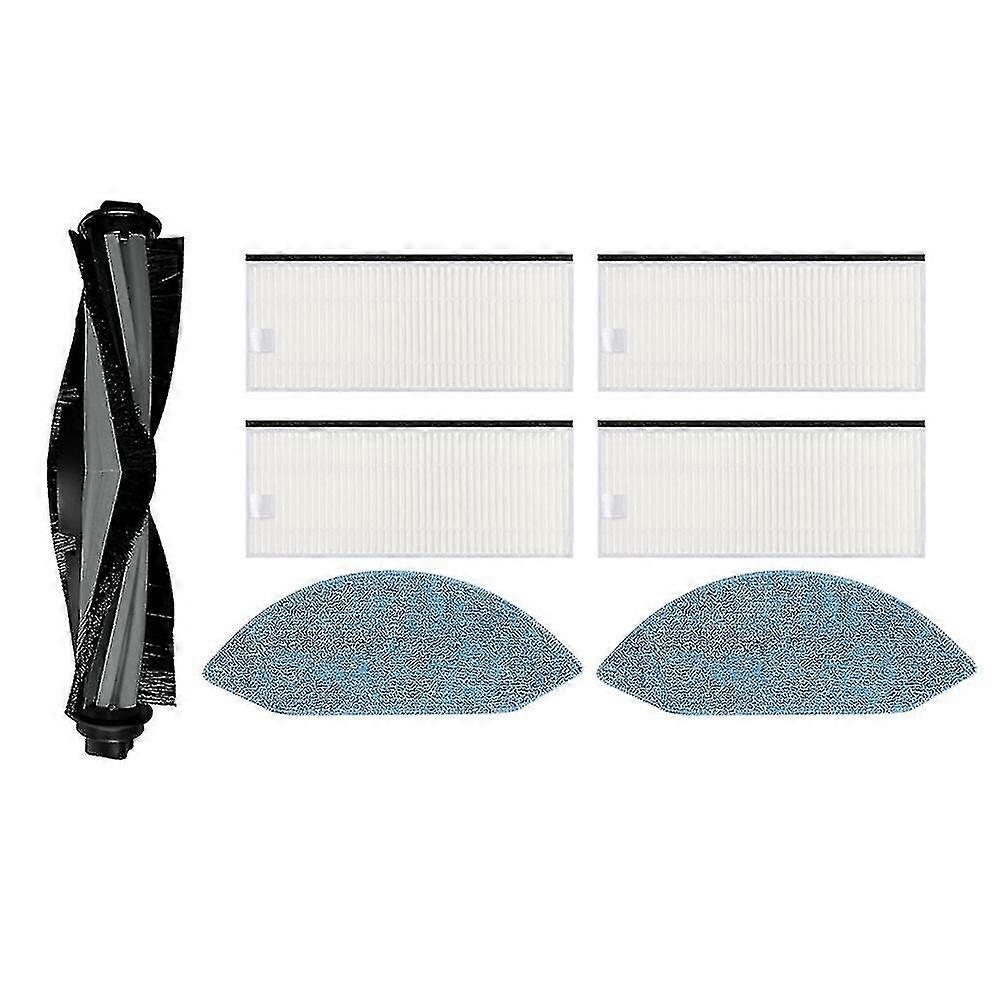 7pcs Compatible With Ecovacs U2 Dgn22 Robotic Vacuum Filter Main Brush Mop Cloth