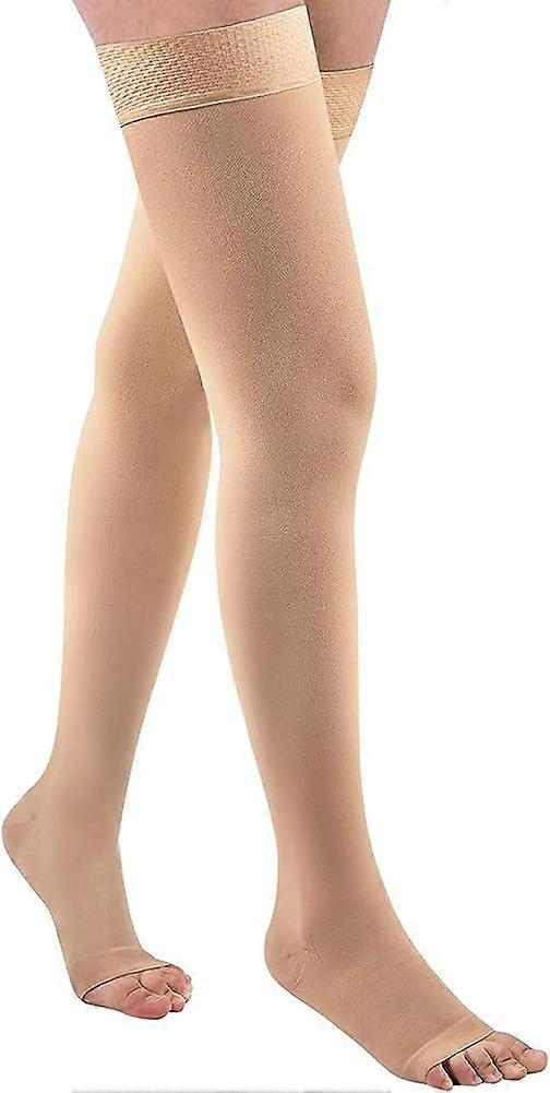 Thigh High 20-32 mmHg Compression Stocking Toeless Unisex Compression Socks