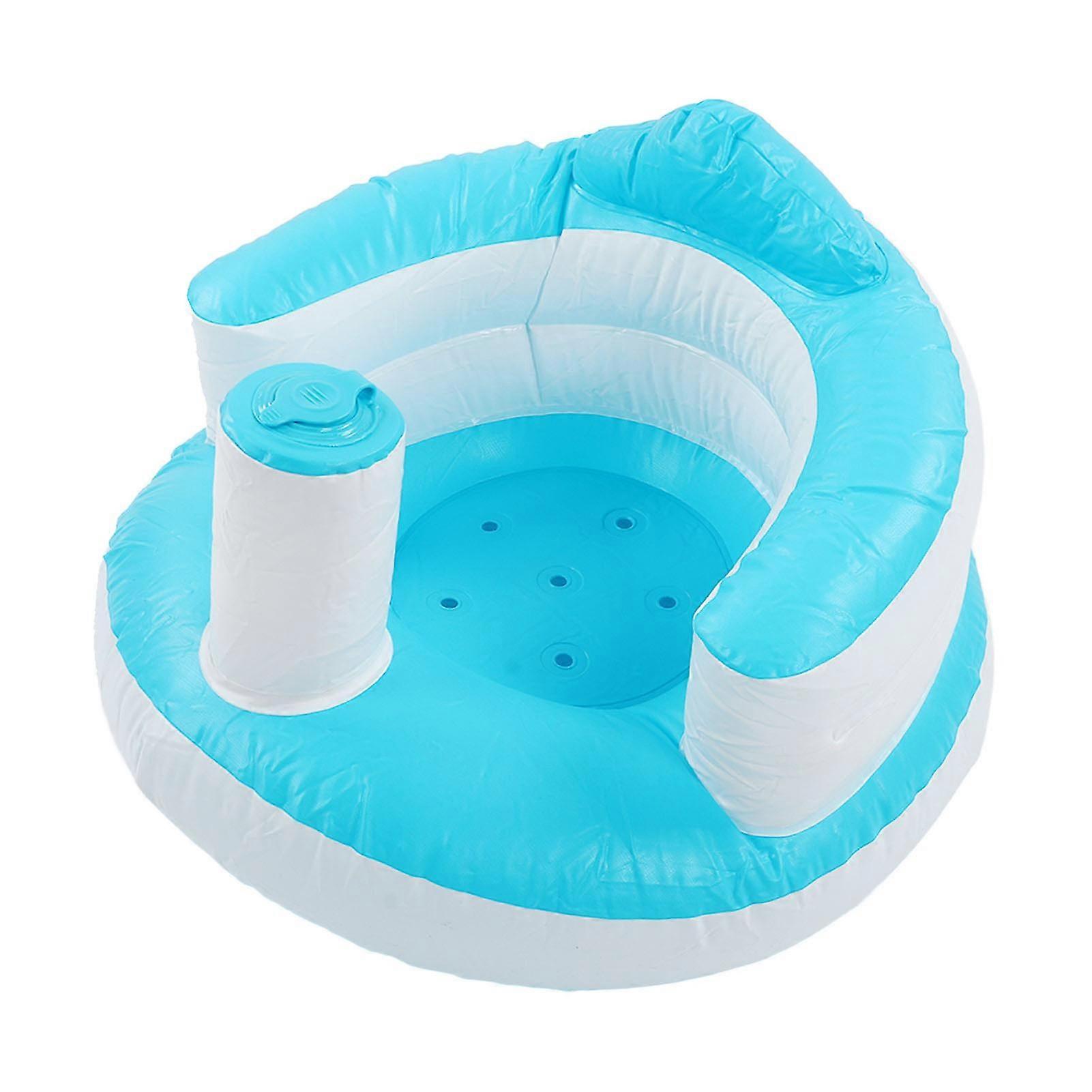 Inflatable Baby Learning Chair for Infants | Press Sofa and Bath Stool | Kids Stool