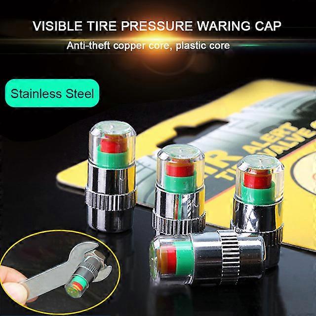 4PCS 2.4Bar  Car Auto Tire Pressure Monitor Gauge Indicator  External Valve Detection  High-precision Diagnostic Tool