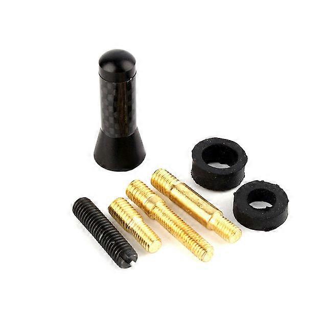 Universal Car Roof Aerial Antenna Carbon Fiber Long 12cm Antenna Enhanced Signal Auto R AM/FM Radio Aerial