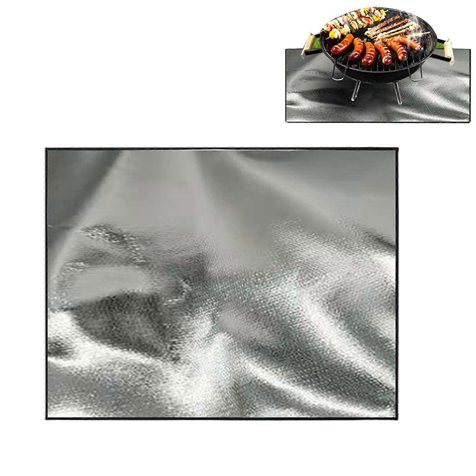Pit Mat Square High Temperature Ant Foldable Mat For Bbq Bon Stove