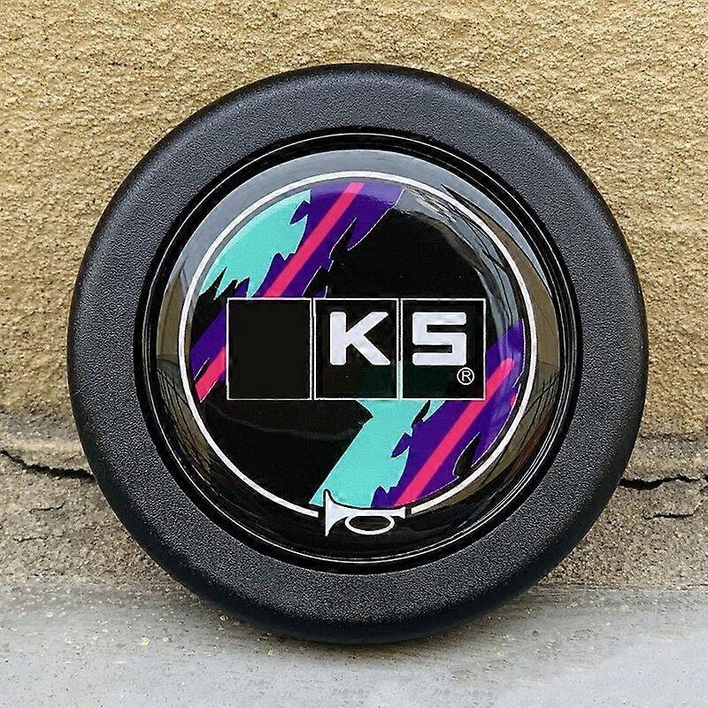 Universal Car Styling Steering Wheel Racing Horn Switch Push Cover Horn Button for JDM Sport Style. Vehicle Steering Wheel Covers