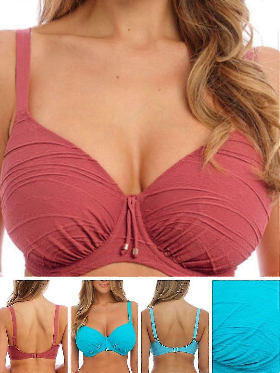 Beach Waves Gathered Bikini Top