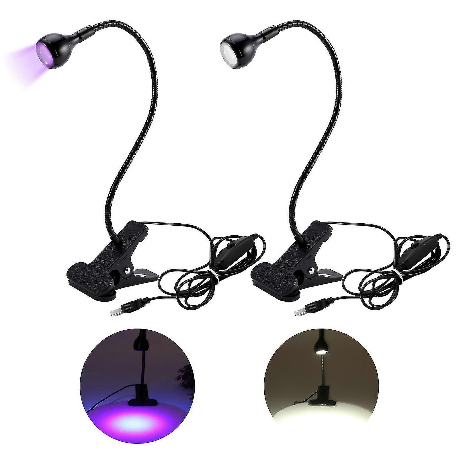 USB Rechargeable For Bedroom LED Reading Light With Clip Learning Switch Control