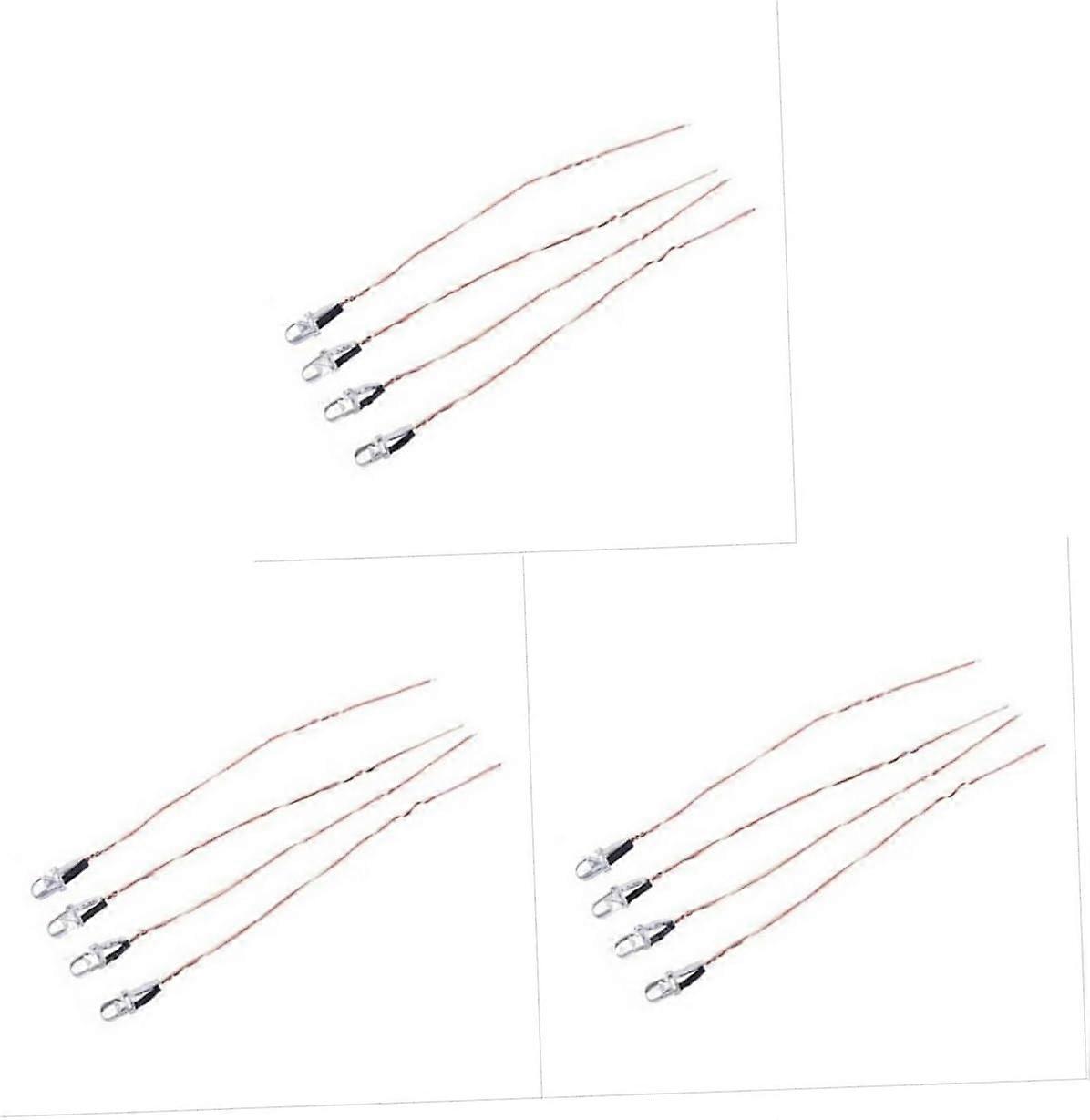 RC Quadcopter LED Lights 12 Pcs Rc Quadcopter LED Lights X4 H107d LED Lights X4 H107c LED Lights Aircraft Pearlescent Combo Plate X4 X4 H107 LED Light