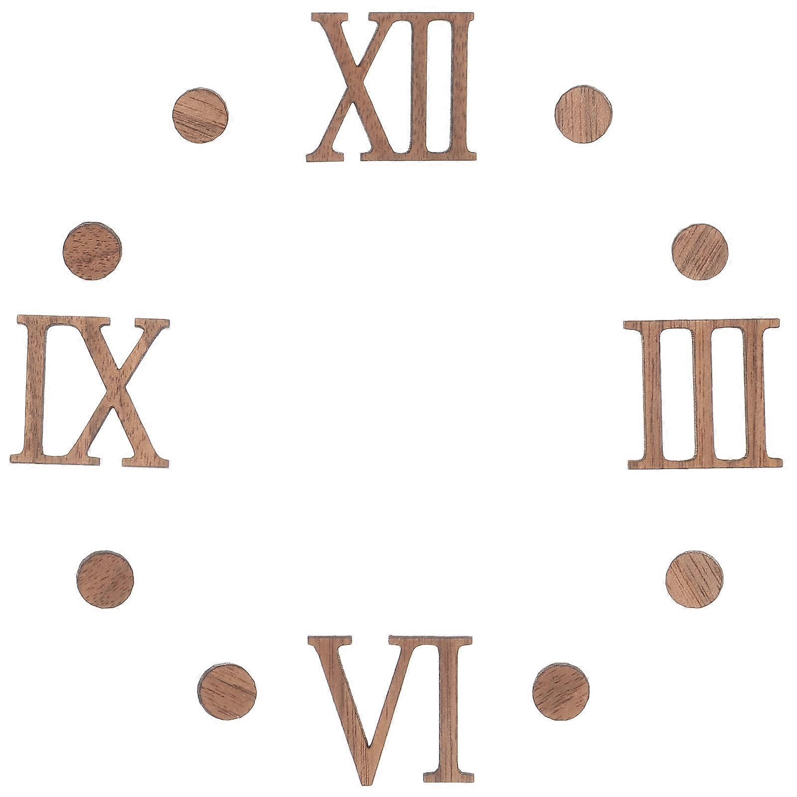 1 Set Wall Clock DIY Roman Numerals Clock Numerals Kit Replacement Clock Numerals Clock Numbers