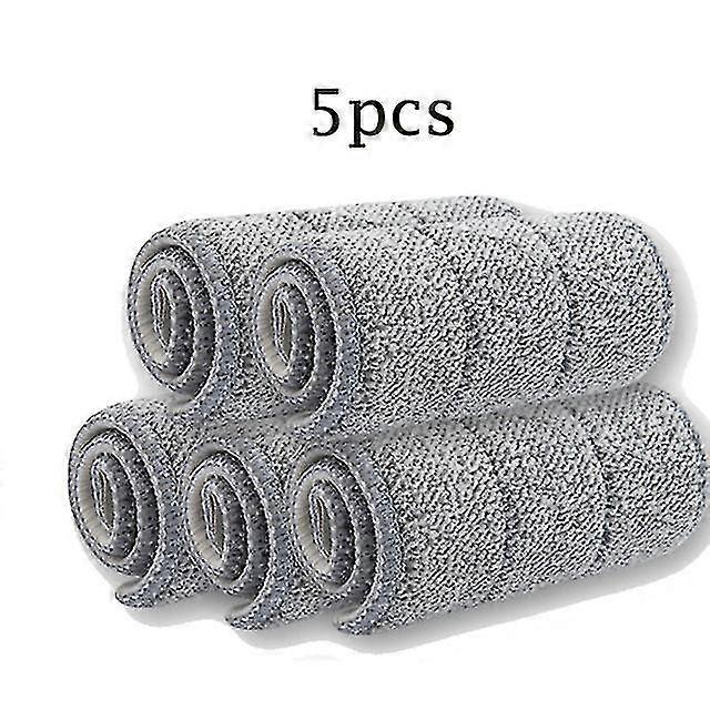 5pcs πανί σφουγγαρίστρας πατωμάτων μικροϊνών αντικαθιστά το πανί κουρέλι αυτοκαθαριζόμενο πανί Πλύσιμο εγχώριων λουτρών πλυσίματος μαξιλαριών σφουγγαρίστρας υγρό και ξηρό νέο