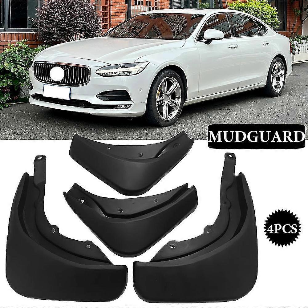 New Upgrade For Volvo S90 2017-2020 Mud Flaps Splash Guard Mudguard Front Rear Molded Fender Car-styling 2018 2019